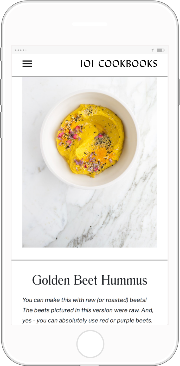 101 Cookbooks Beet Hummus