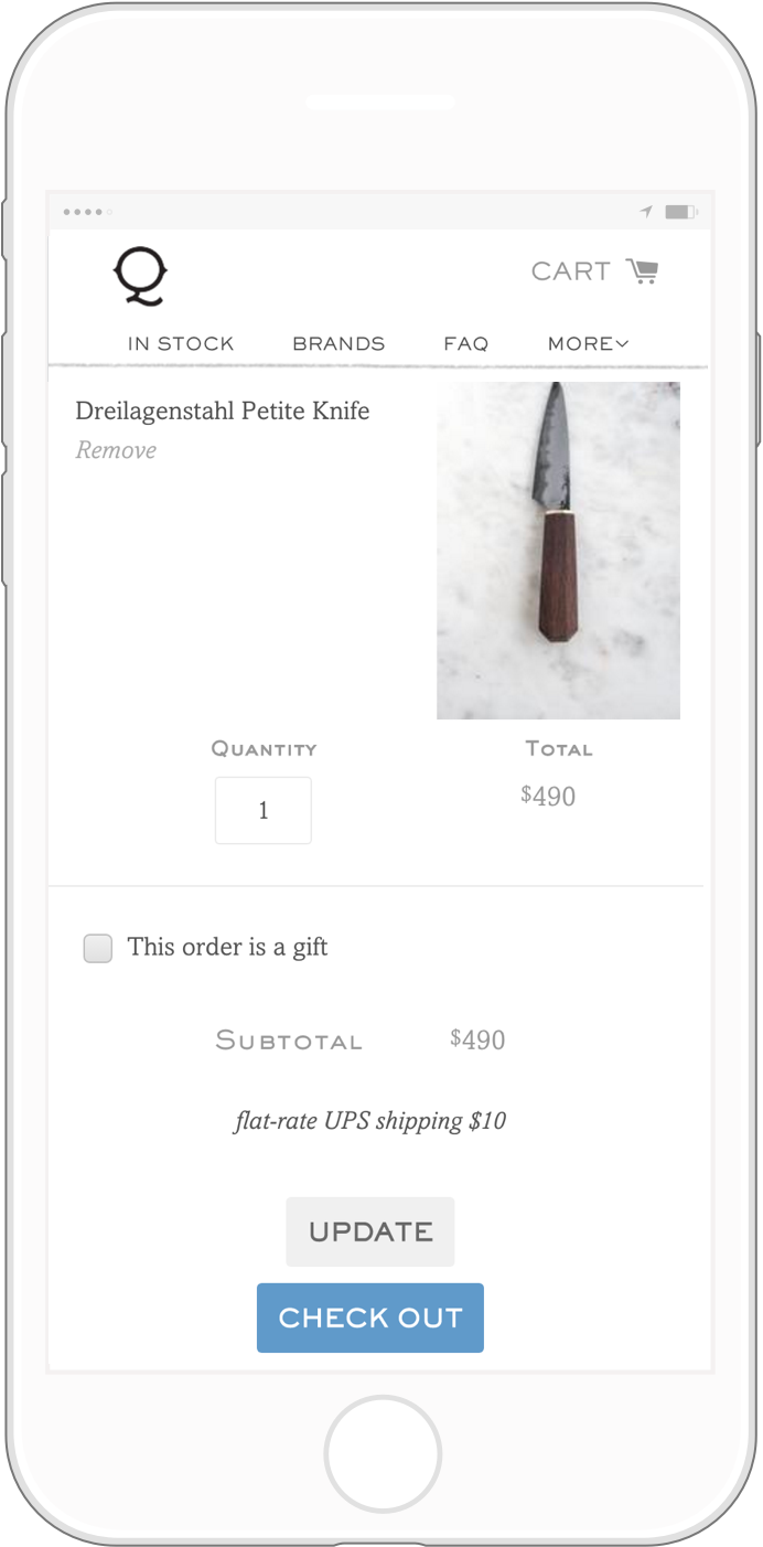quitokeeto cart
